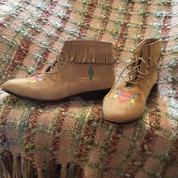 Durango’s Rare Unique Western Fringe Boots - Picture 8 of 8